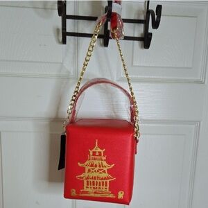 Red Pagoda Design Women's Bag